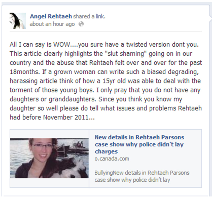Rehtaeh parsons photo evidence